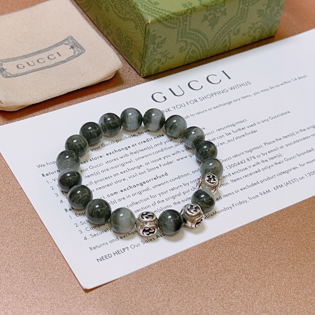 Gucci Ghost Stone Crystal Bracelet