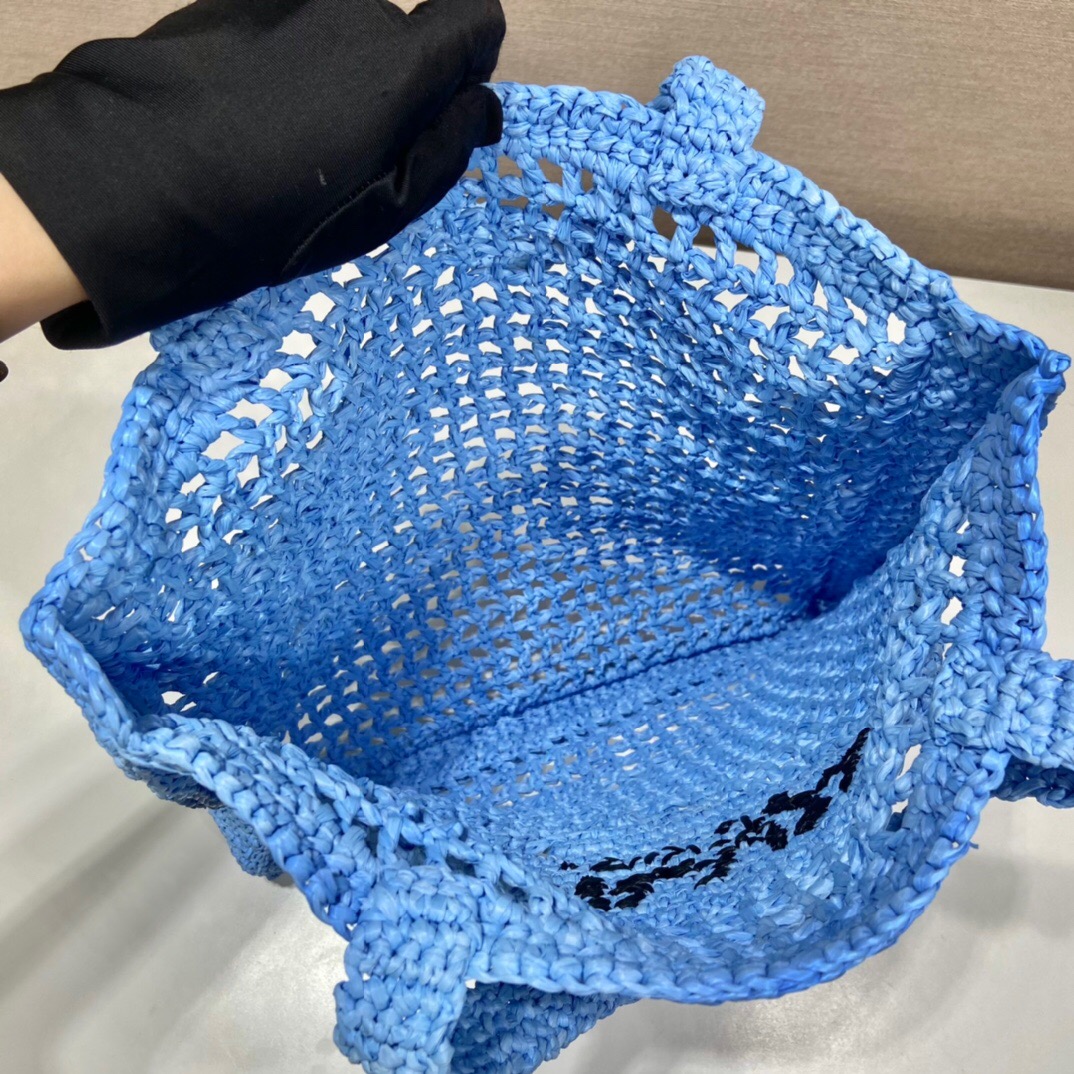 Prada Raffia Tote Bag 1BG393
