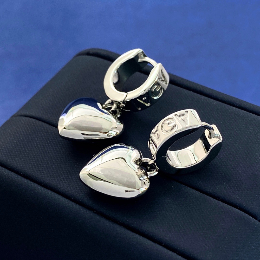 Balenciaga Heart Earrings