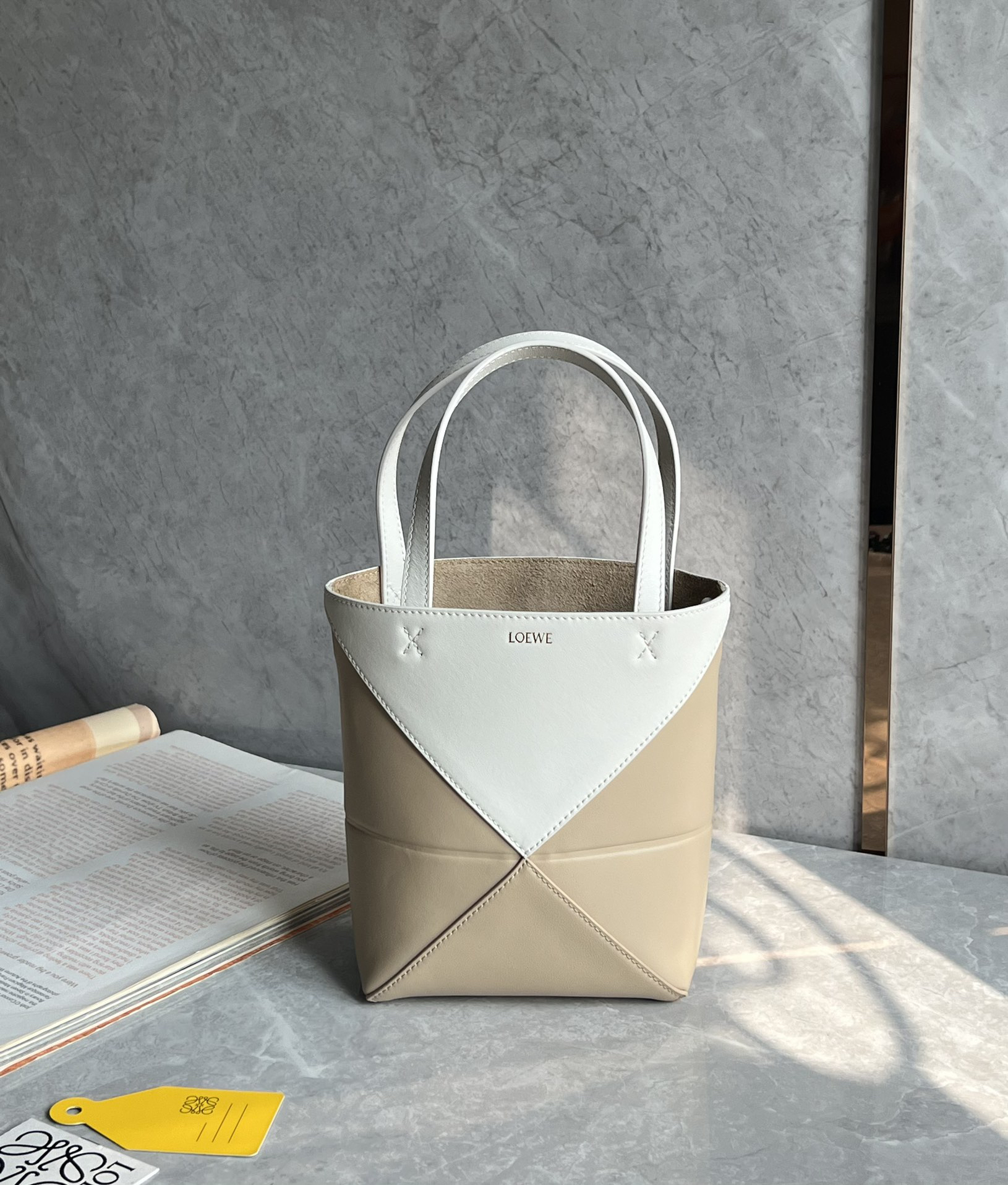 Loewe zzle fold series foldable tote bag 0695