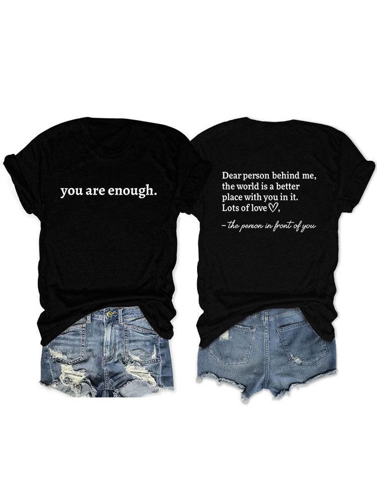 You Are Enough Tee