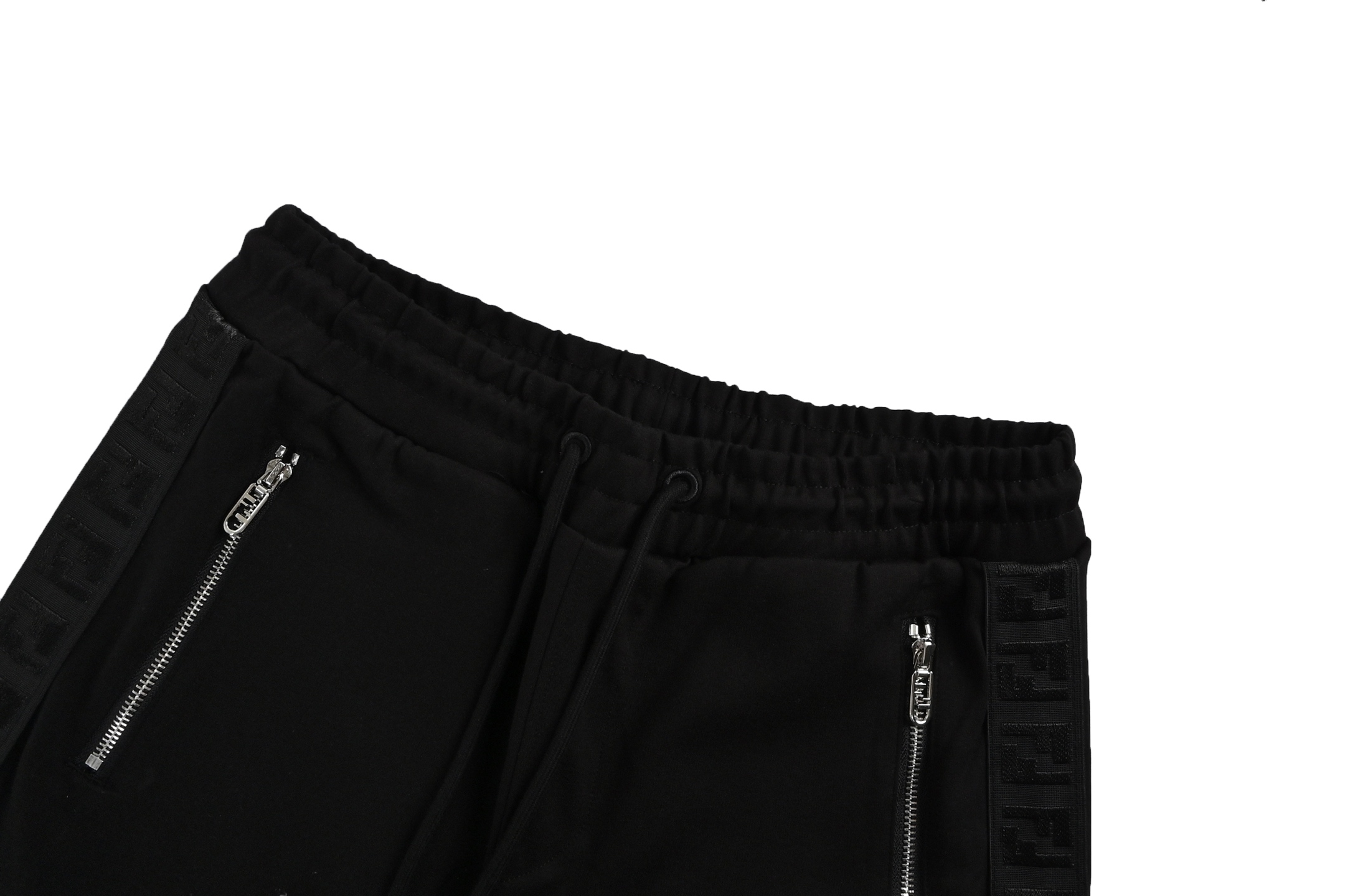 Fendi Pocket zip side FF webbing shorts