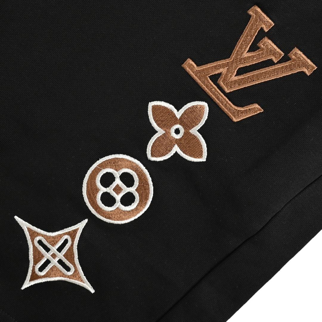 Louis Vuitton 24ss embroidered monogram shorts