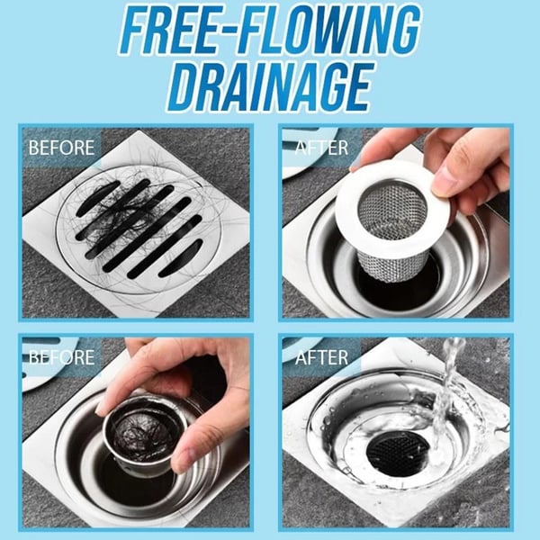 (🌲Early Christmas Sale- SAVE 49% OFF)Mesh Stainless Steel Floor Drain Strainer-⏰BUY 4 GET 2 FREE