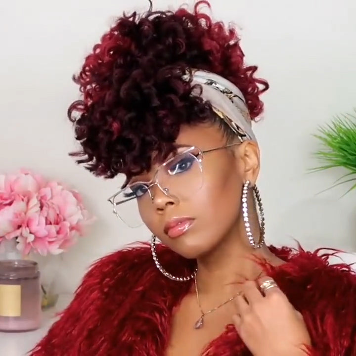 New A Perfect Short Curly Bob Wig