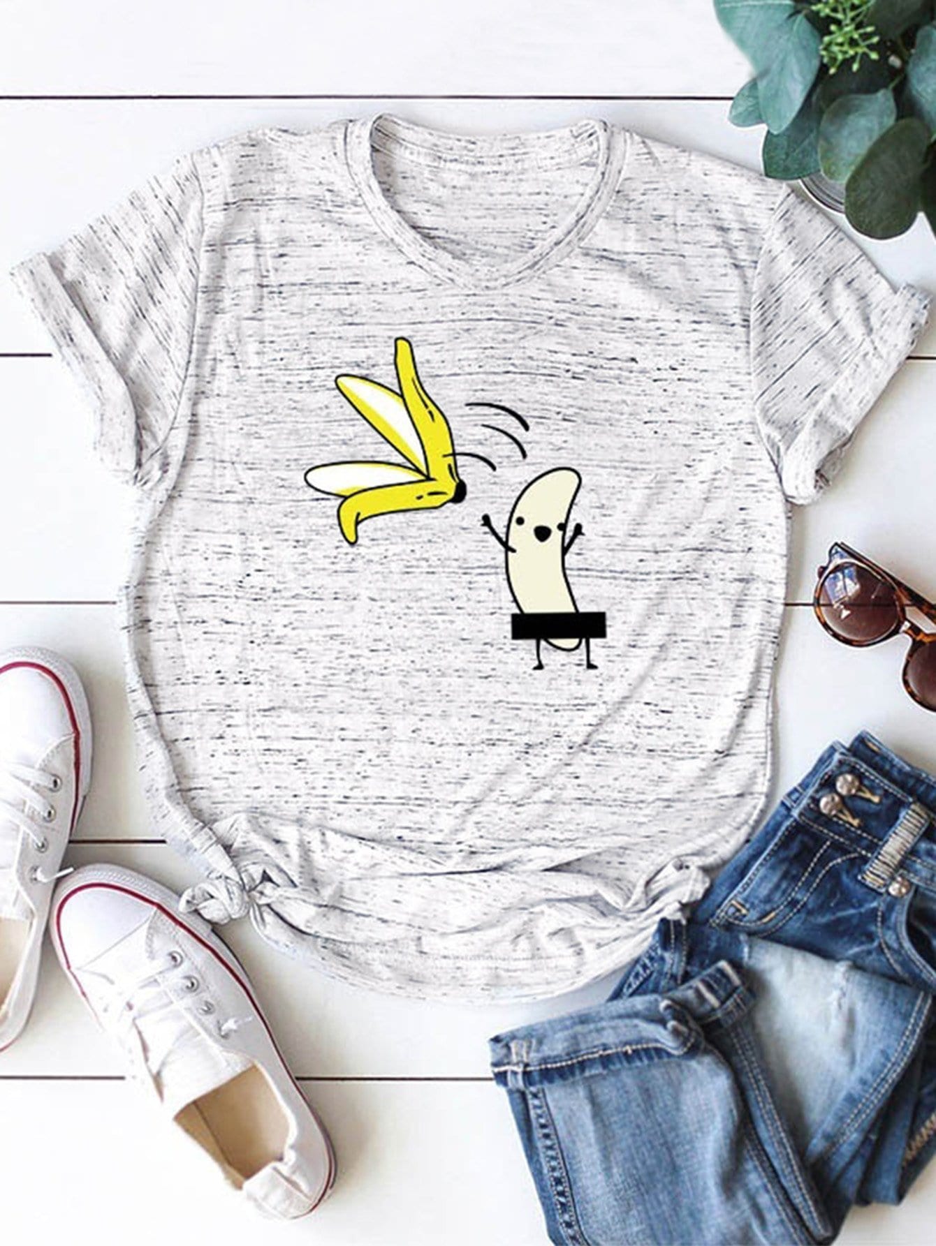 Cartoon Print Tee