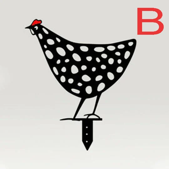 (🔥Last Day 60% OFF)-Metal Decor Chicken Yard Art & Farmhouse Decor-SET OF 5 PCS-Save $9.99(FREE SHIPPING)