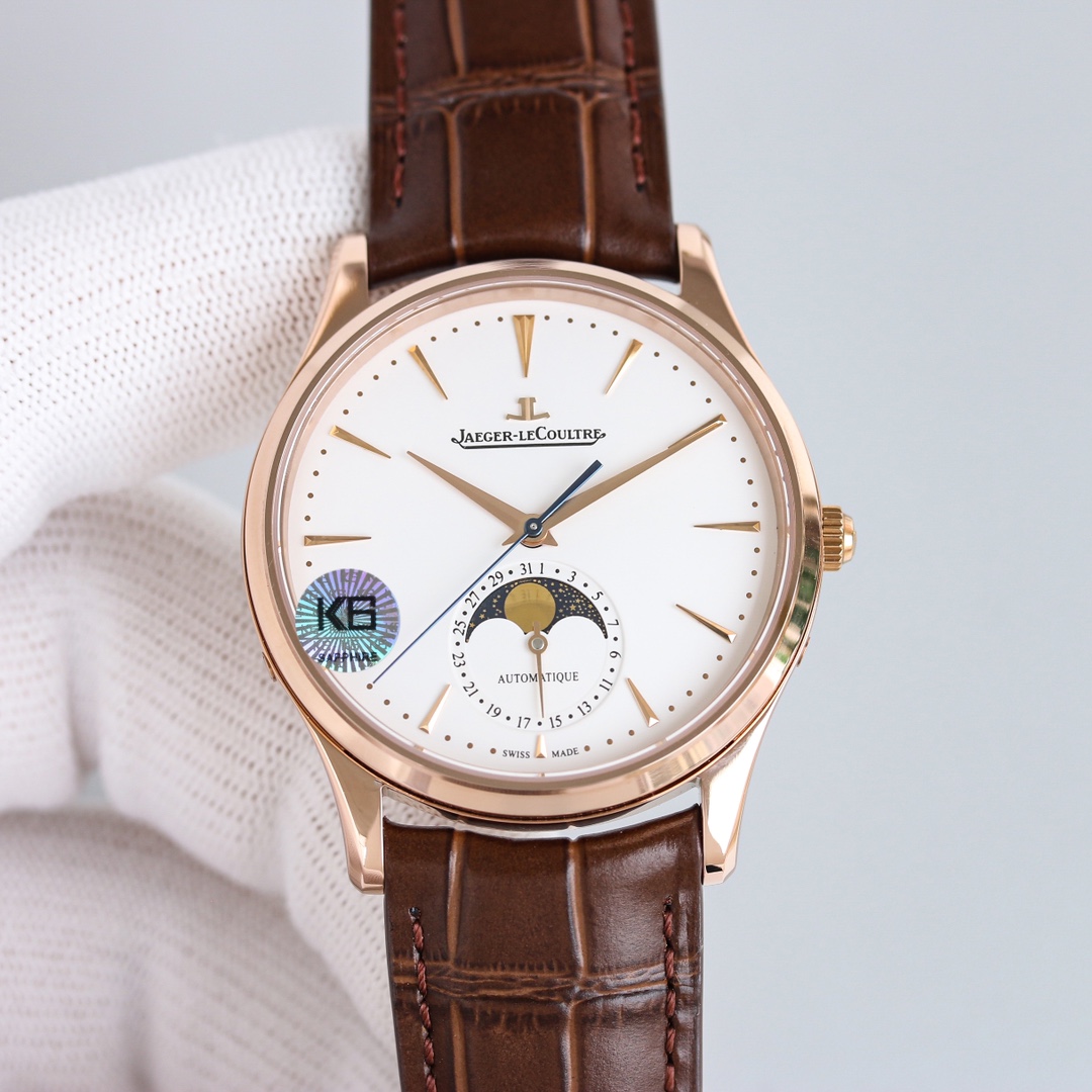 Jaeger-LeCoultre Master Moon Phase Series Formal Men's Watch Q1368420