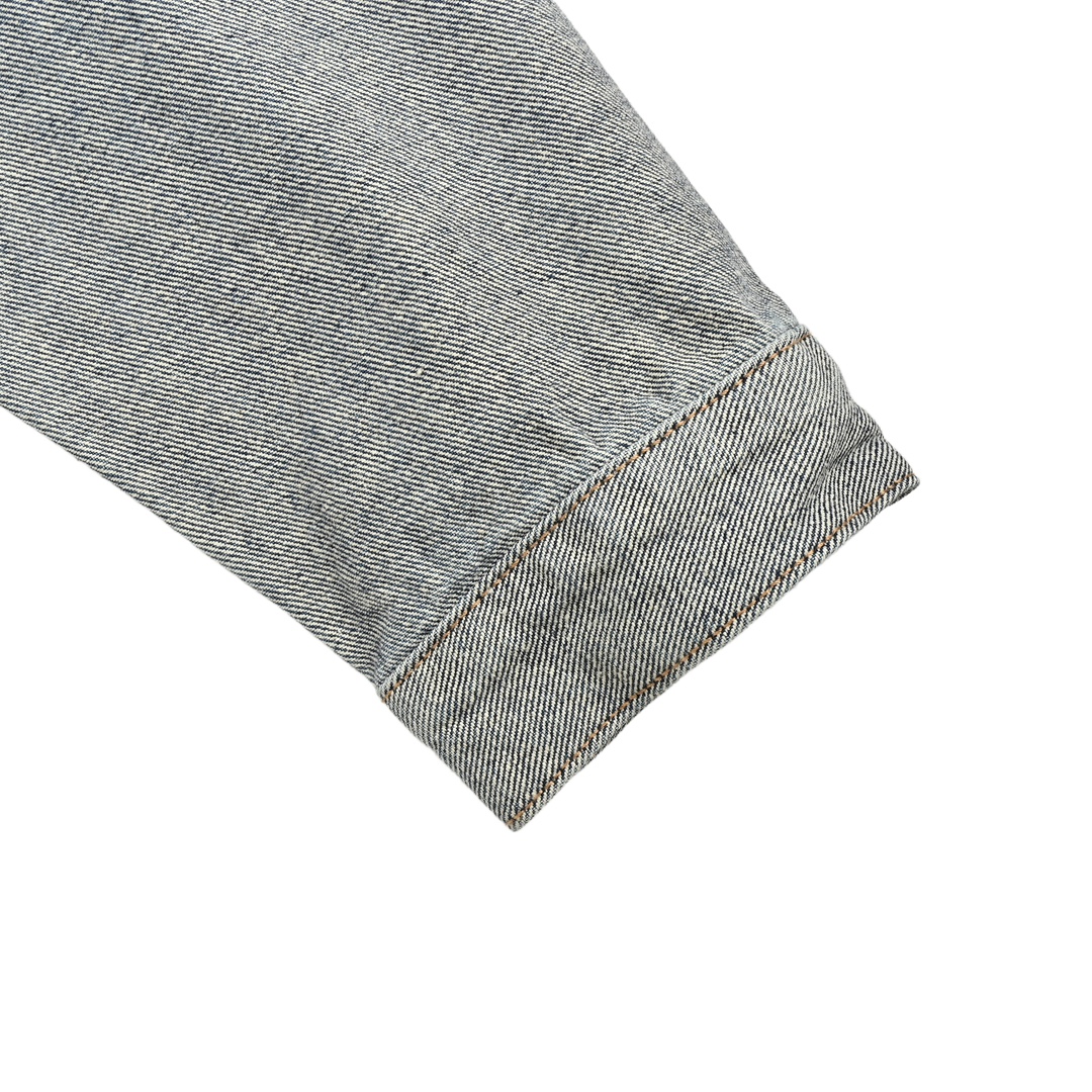 Burberry 24Fw horse print washed denim jacket