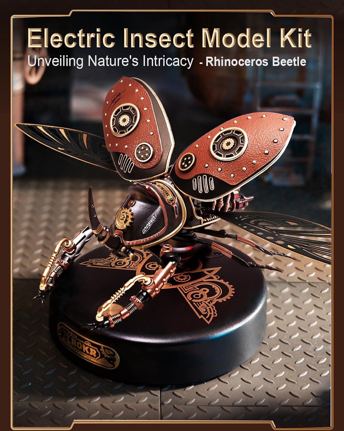 3D Puzzles for Adults Electric Insect Metal Model Building Kit