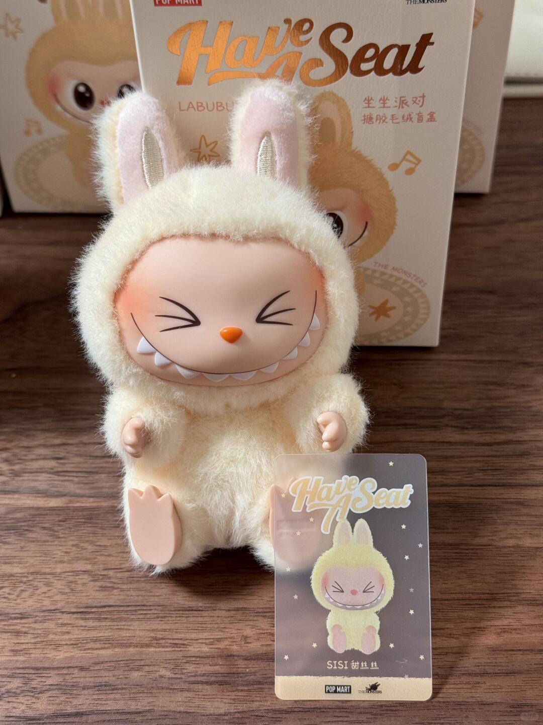 LABUBU Sit Party Vinyl Plush Pendant Blind Box Labub HaveASeat