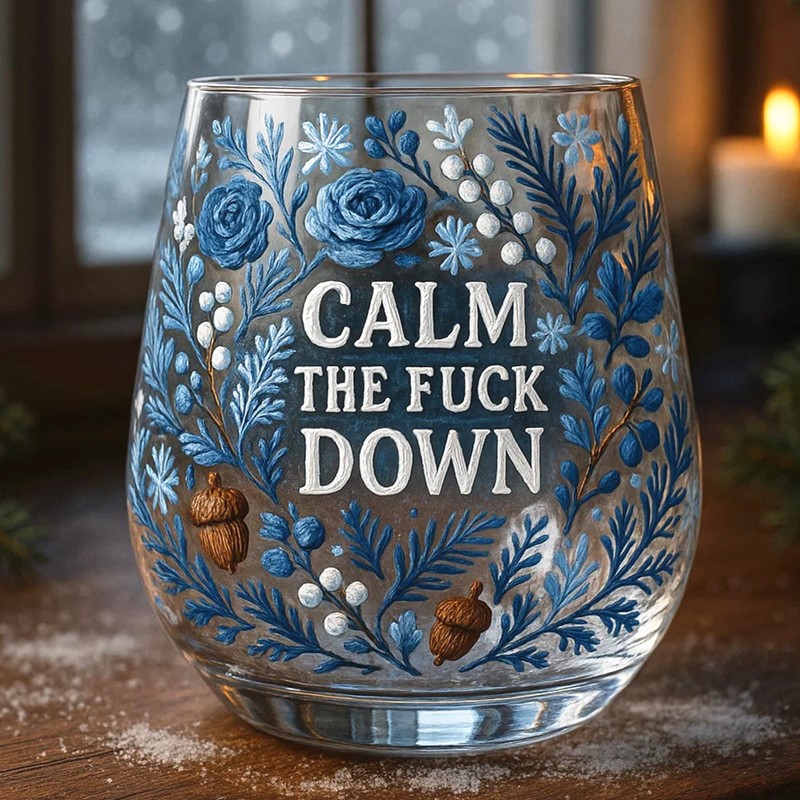 Hand-painted Swear Four Seasons Glass