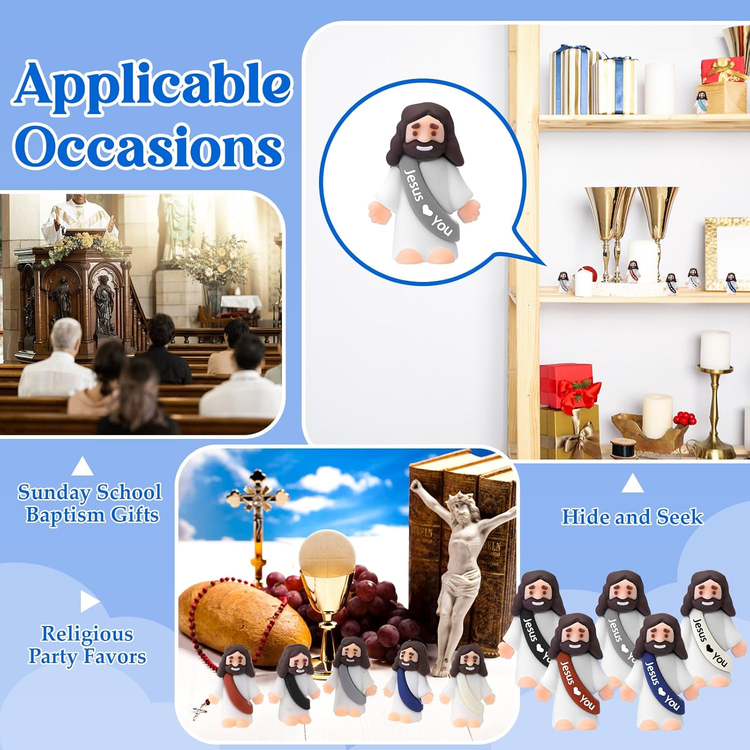 🔥On Sale🔥Mini Jesus Figures - Multicolor
