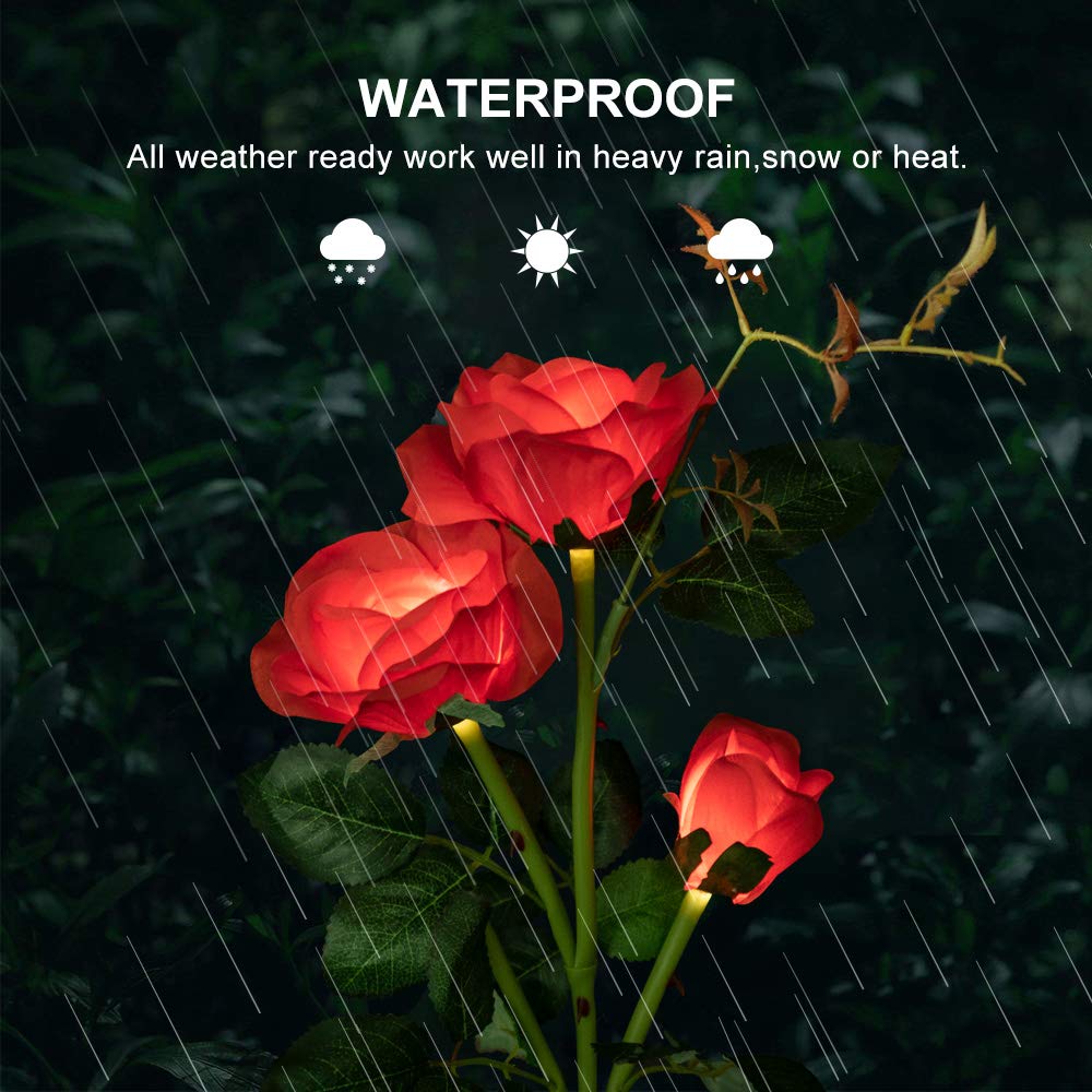 🔥Mother's Day Early Sale-[SAVE 50% OFF]--ARTIFICIAL ROSE SOLAR GARDEN STAKE LIGHTS--BUY 3 GET 10% OFF & FREE SHIPPING