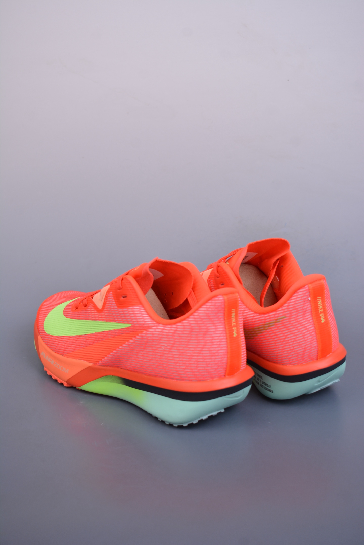 Nike Air Zoom Rival Fly 4 running shoes orange red fluorescent green hook FV6040-600