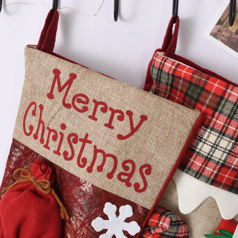 🌲Personalized cartoon Santa hanging stockings🧦
