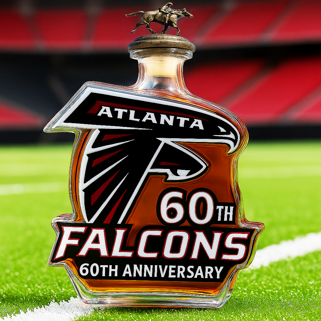 Atlanta Falcons 60th Anniversary Commemorative Decanter