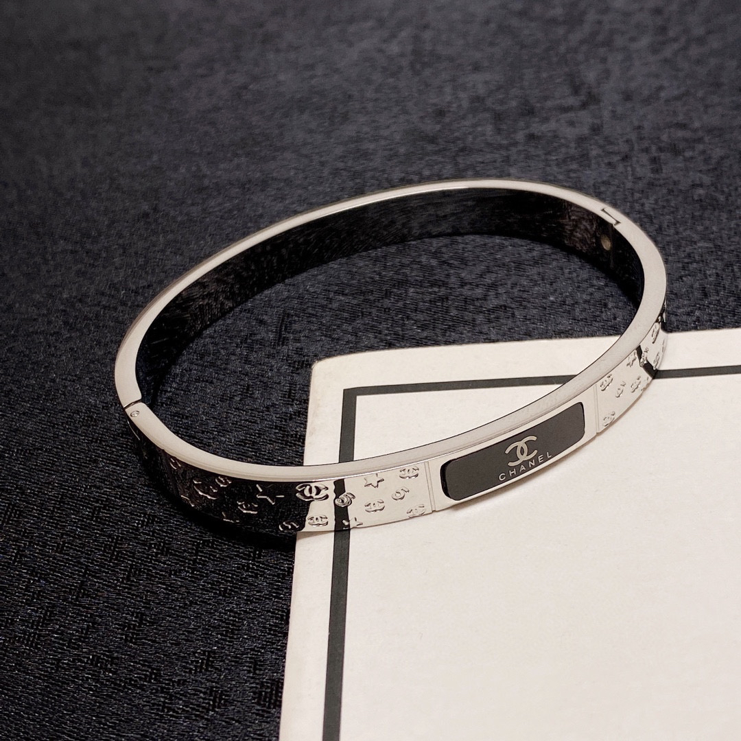 Chanel silver bracelet