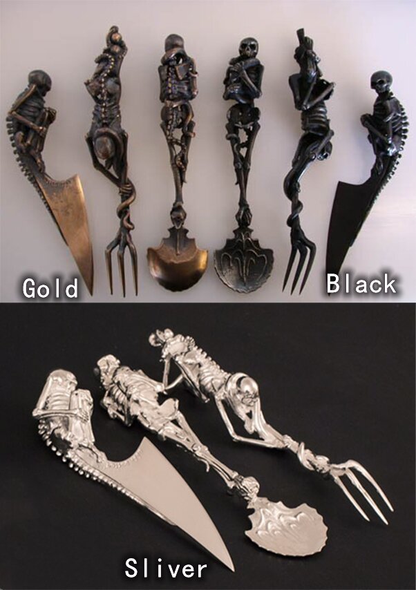 Hot Sale 🔥Halloween Gift Skeletal Cutlery Sets🎁