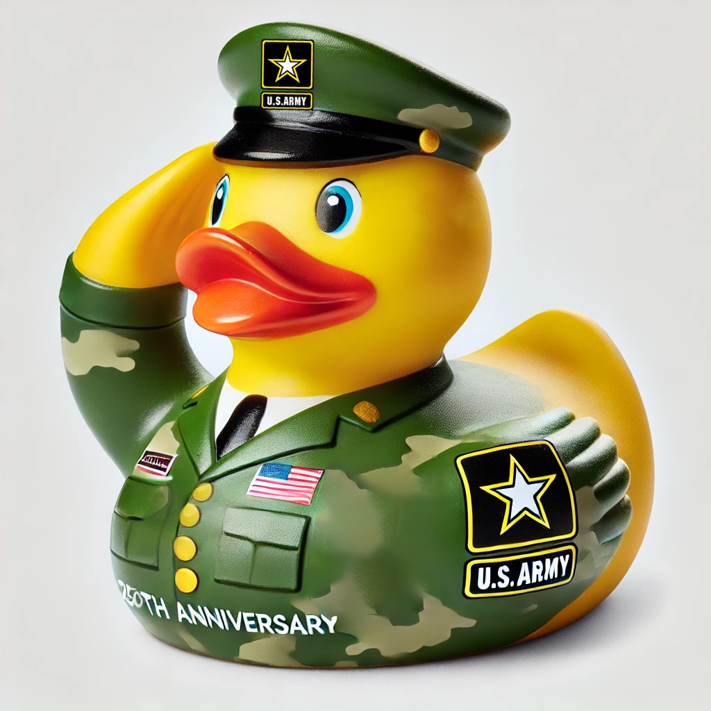 U.S. Military 250th Anniversary Salute Duck