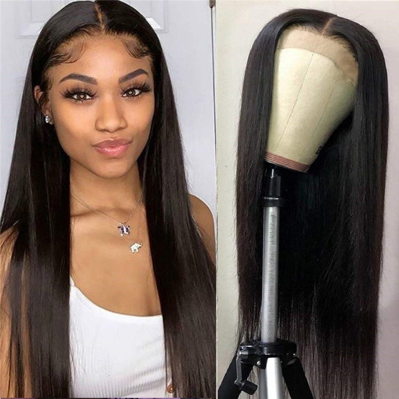Luna wigs Lace Front 14-26 Inch Long Straight 4x4 Closure Wigs