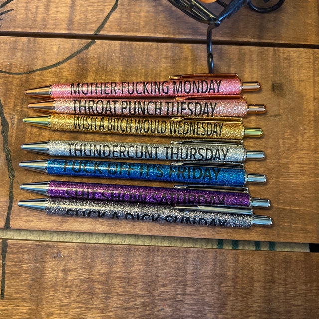 7pcs Funny Pens