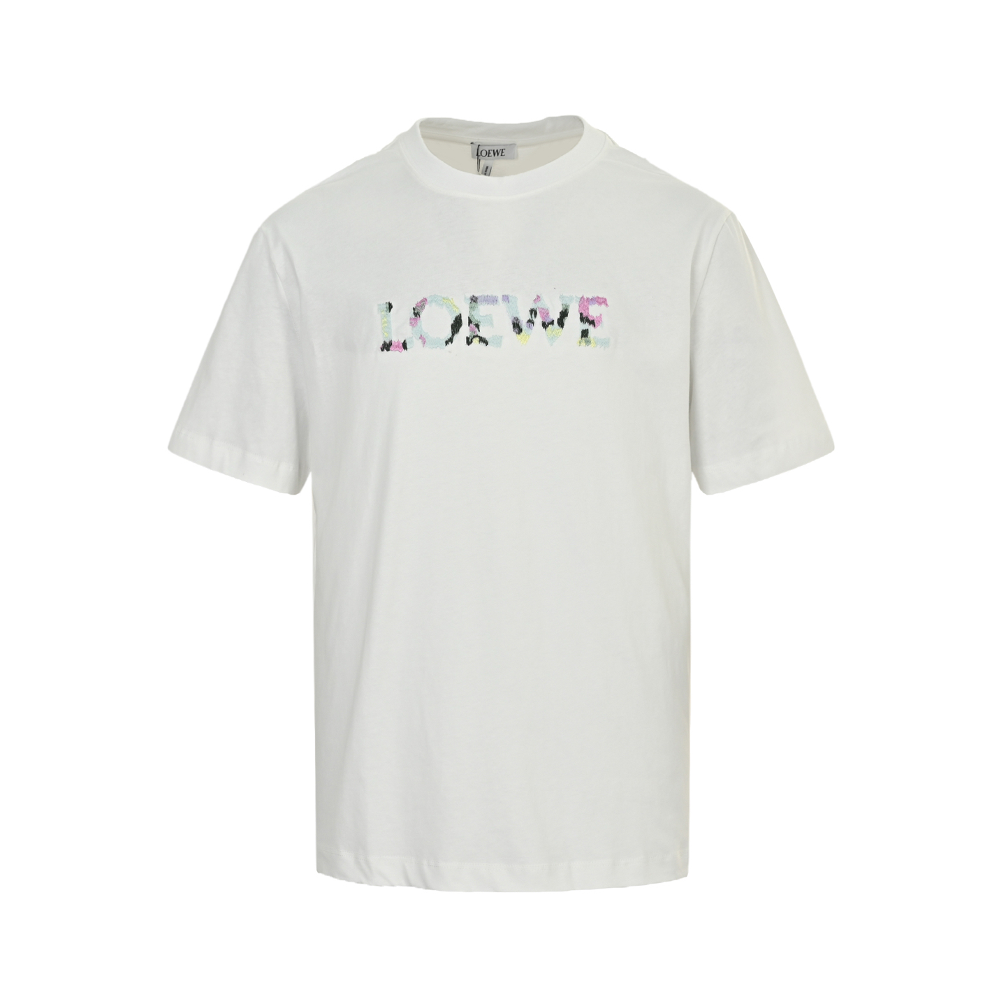 Loewe 25ss Loe gradient letter embroidered short sleeve