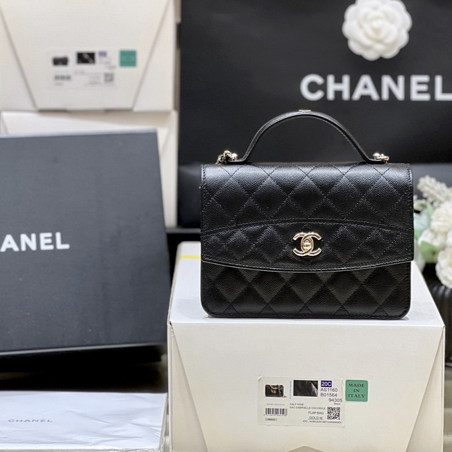 Chanel 25C early spring series mini woc handle double backpack AP4406 00118