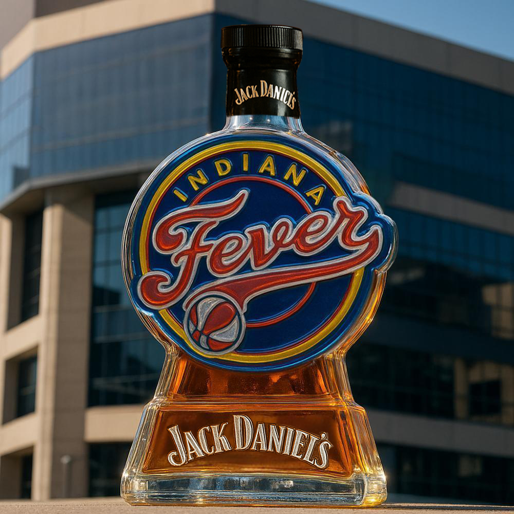 Indiana Fever Special Edition Whiskey Bottle