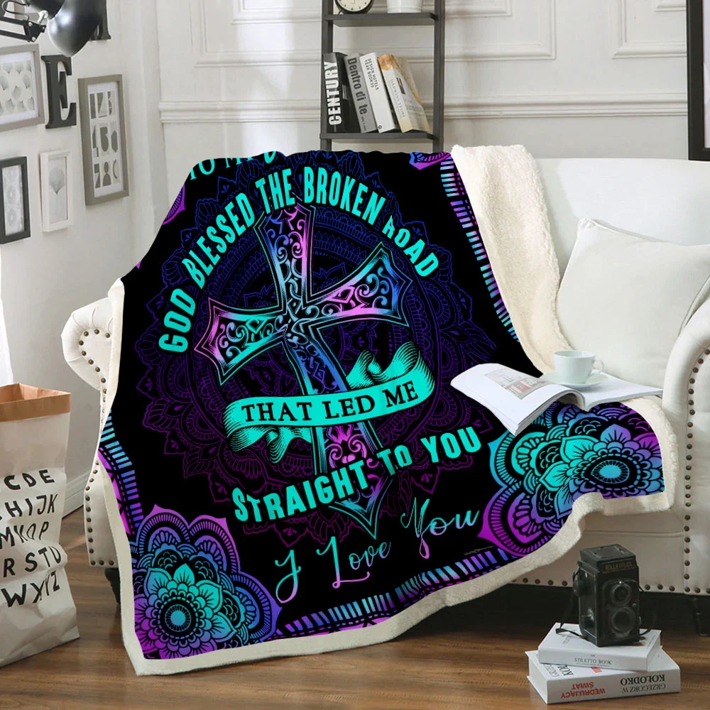 To My Wife Sofa Throw Blanket