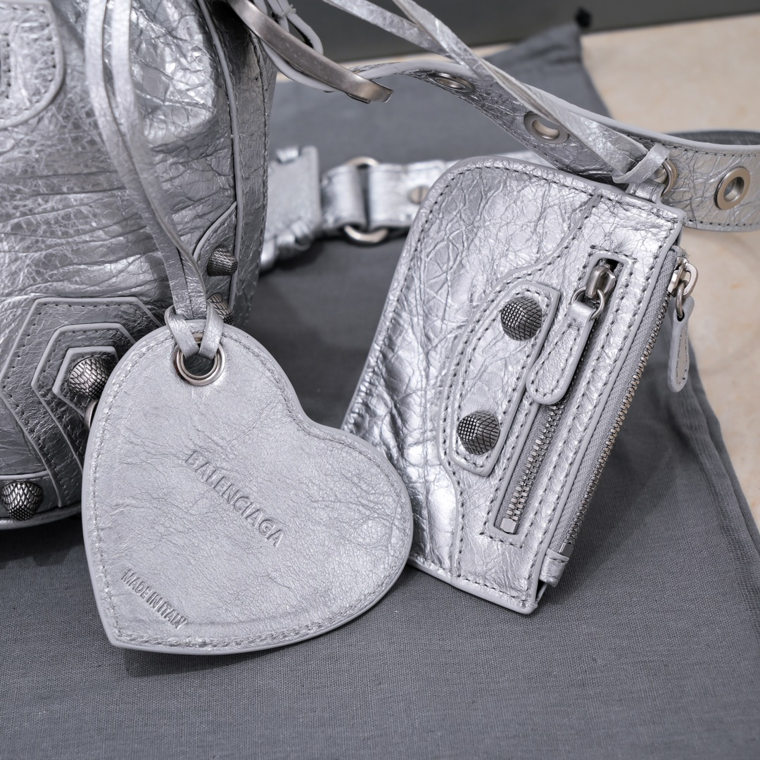Balenciaga Lecagole Bucket Motorcycle Bag