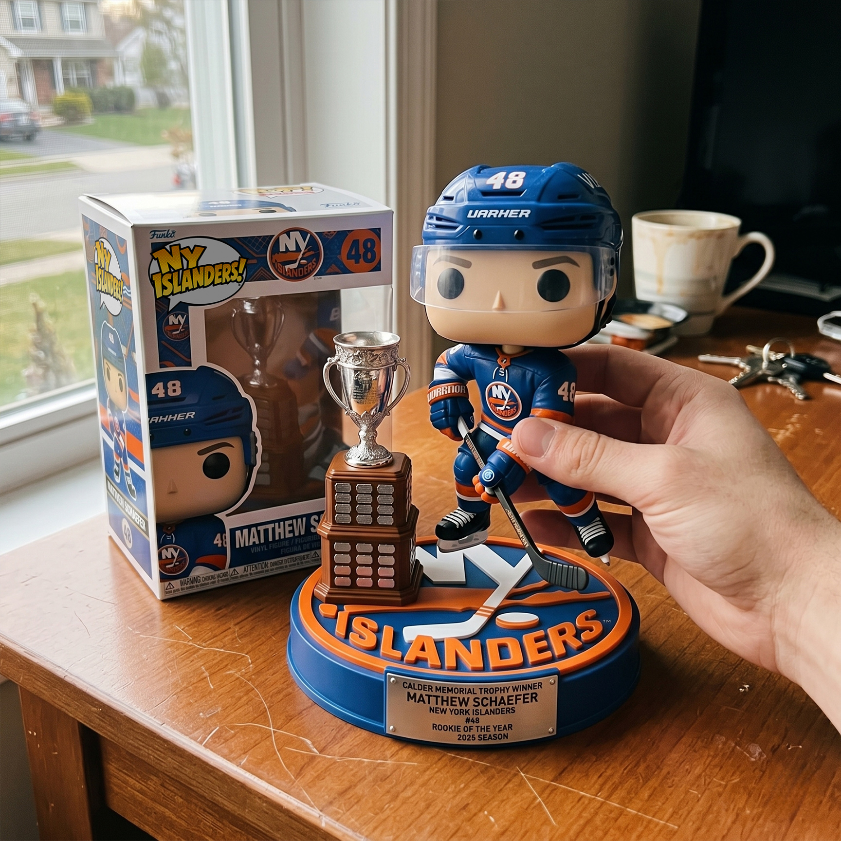 Pop! NHL – Matthew Schaefer Calder Trophy Winner Edition
