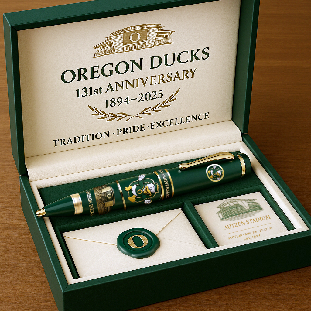 Oregon Ducks 131st Anniversary Pen