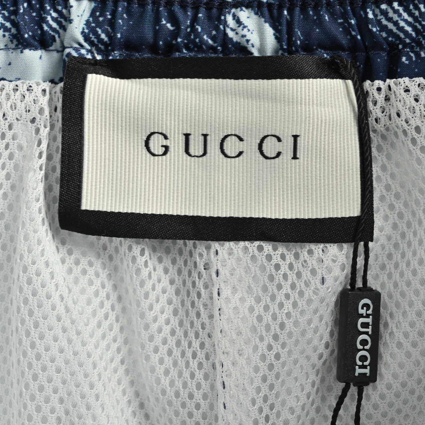 Gucci 25ss Double G all-over tie-dye beach shorts