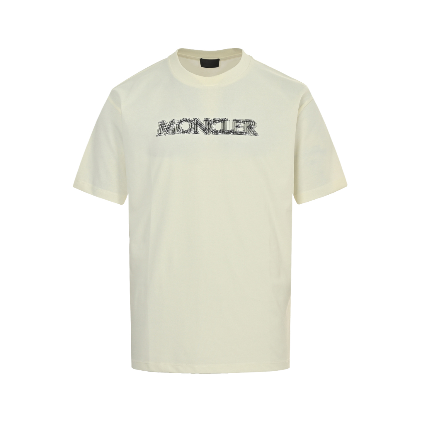 Moncler 25ss line double shadow letter print short sleeve