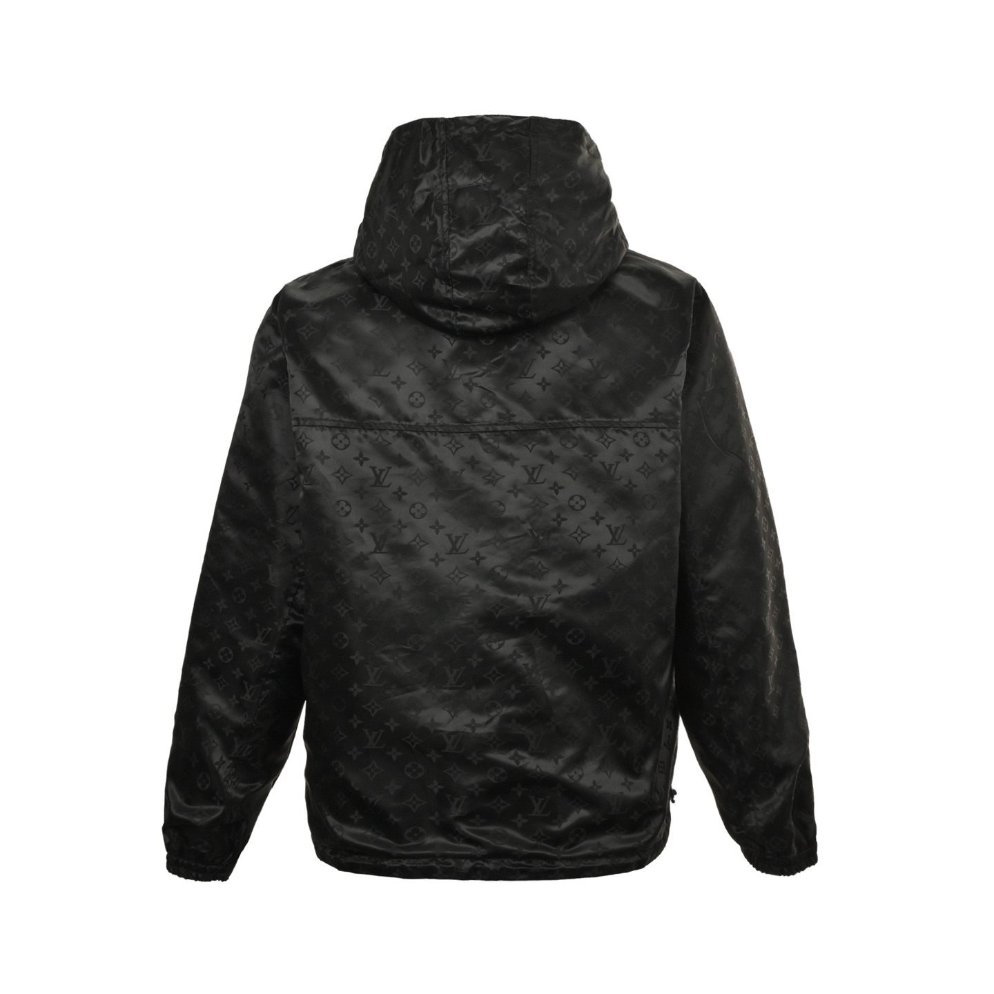 Louis Vuitton leather badge obscure monogram reversible jacket