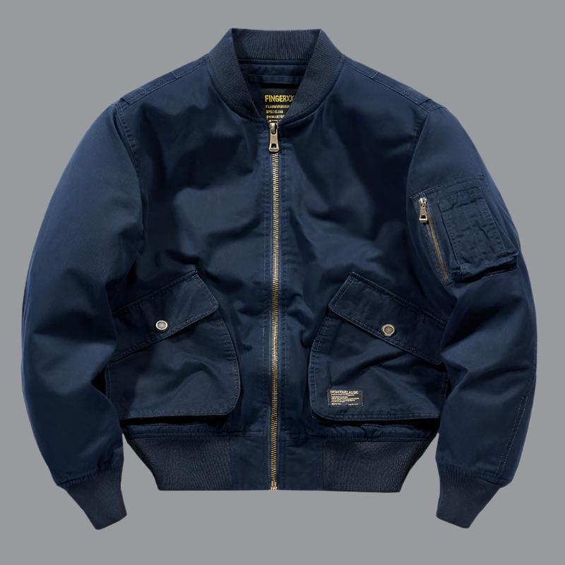 Men's bomber jacket in military style
