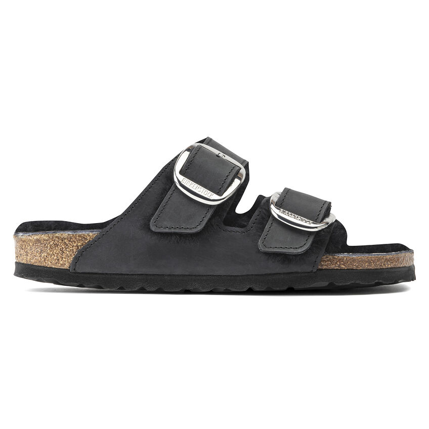 Arizona Big Buckle Shearling Oiled Leather B-13268