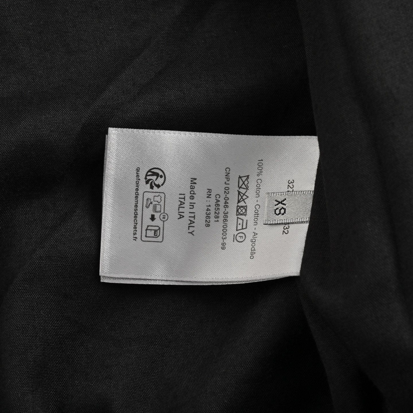 Dior 24Fw lettering print hooded trench coat