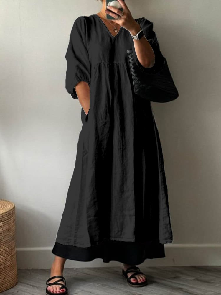 Women's Casual Loose Cotton Dress