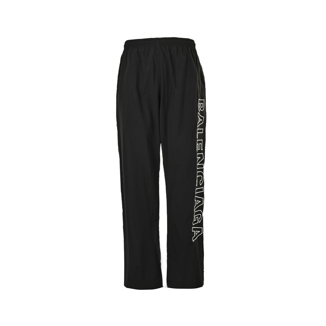 Balenciaga 24Fw hollow letter embroidered trousers