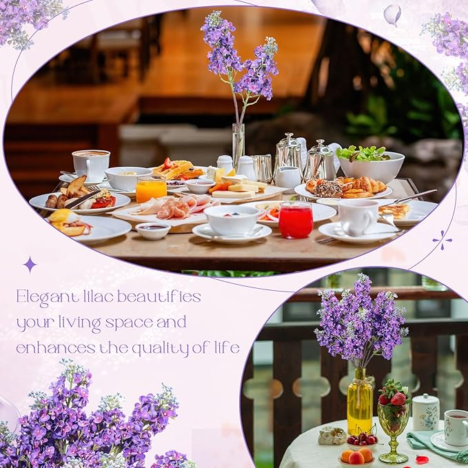 💐💐High Quality Artificial Lilac Bouquet 🔥（ Home Decor Wedding Table Room Decor Gift）