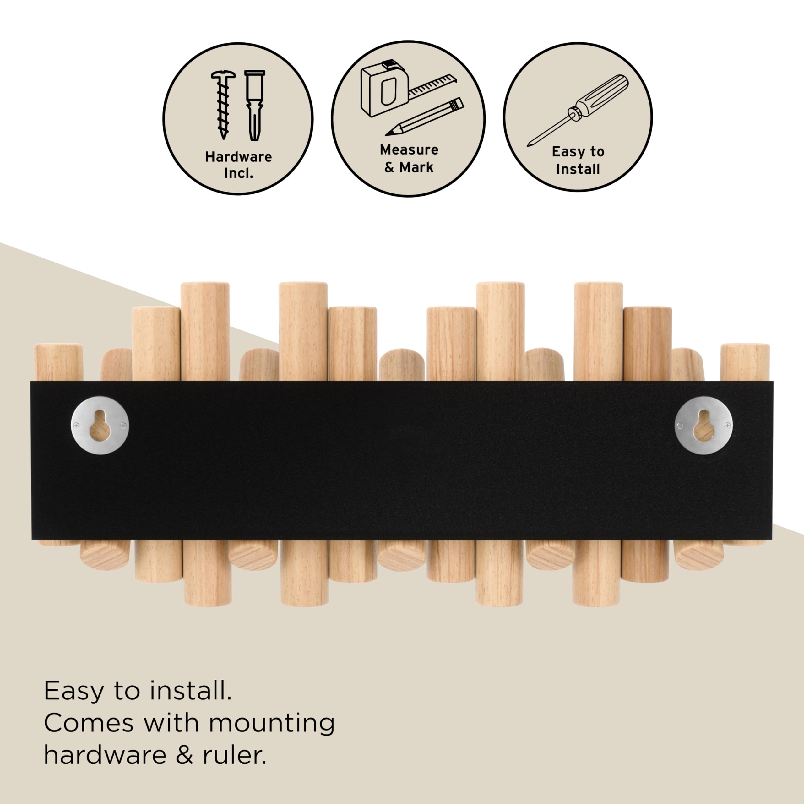🔥On Sale 49% OFF🔥Picket 5 Wall Hooks