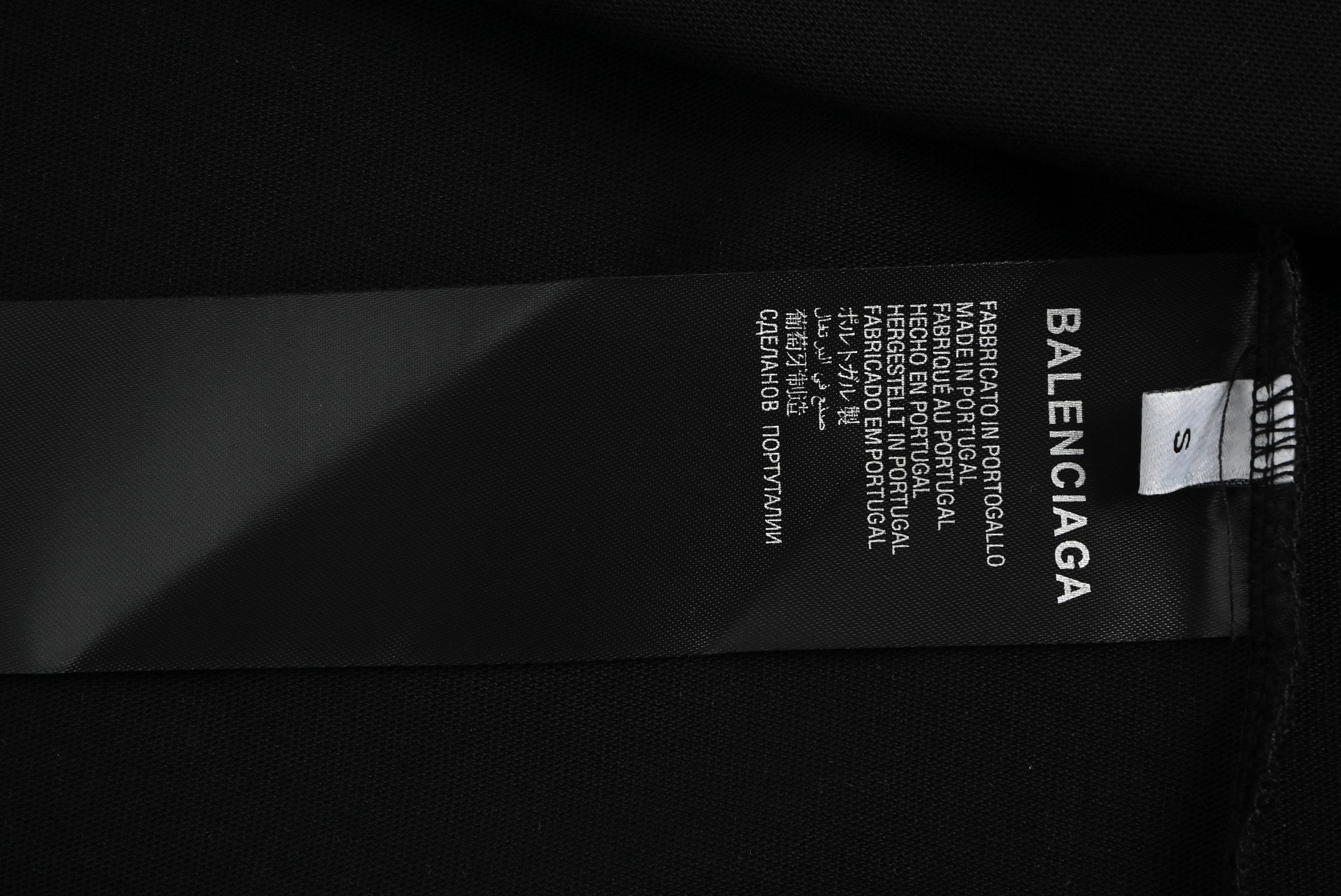Balenciaga 24ss cracked Paris letters printed short sleeves