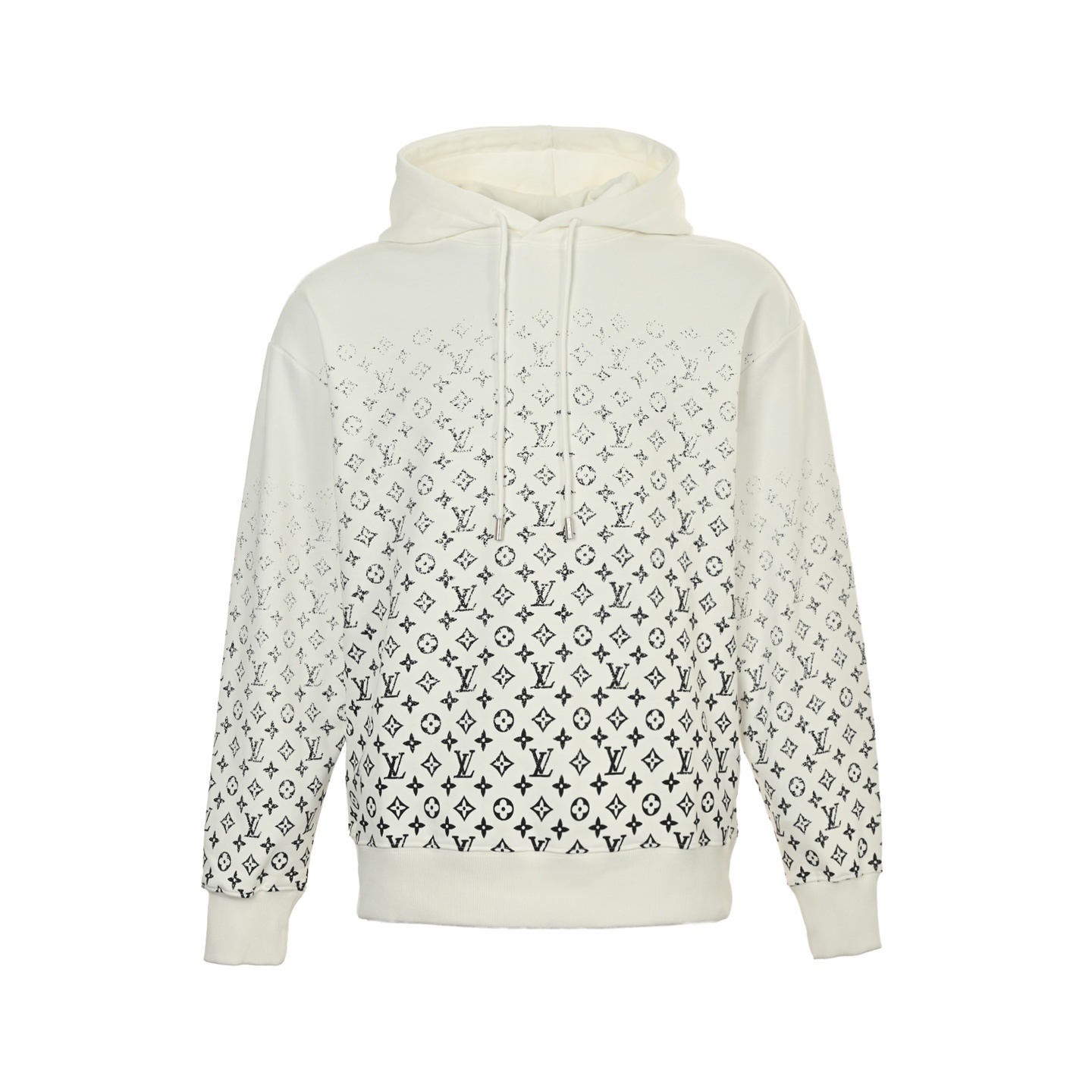 Louis Vuitton 25Fw monogram gradient print hooded sweatshirt