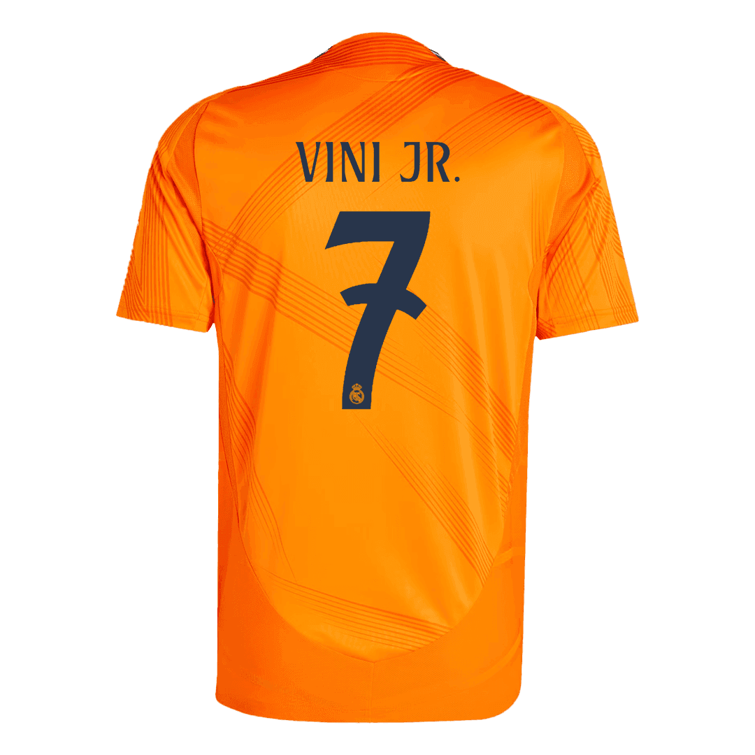 Authentic VINI JR. #7 Real Madrid Away Football Shirt 2024/25