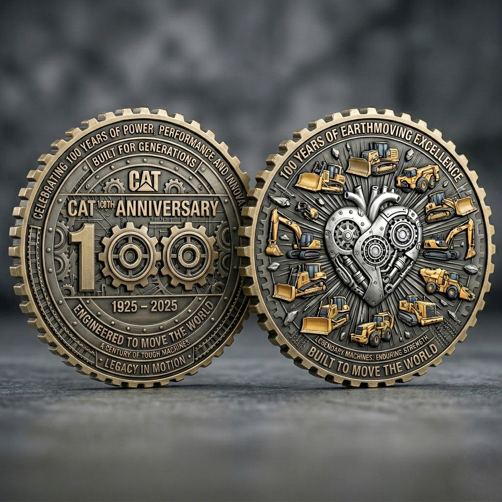 ⚙️CAT 100th Anniversary Limited Edition Commemorative Coin