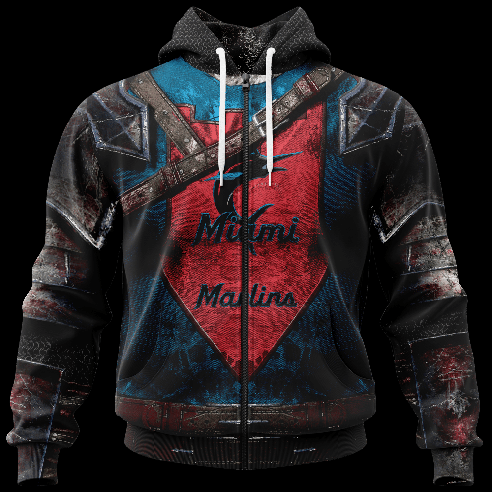 MIAMI MARLINS 3D WARRIORS HOODIE
