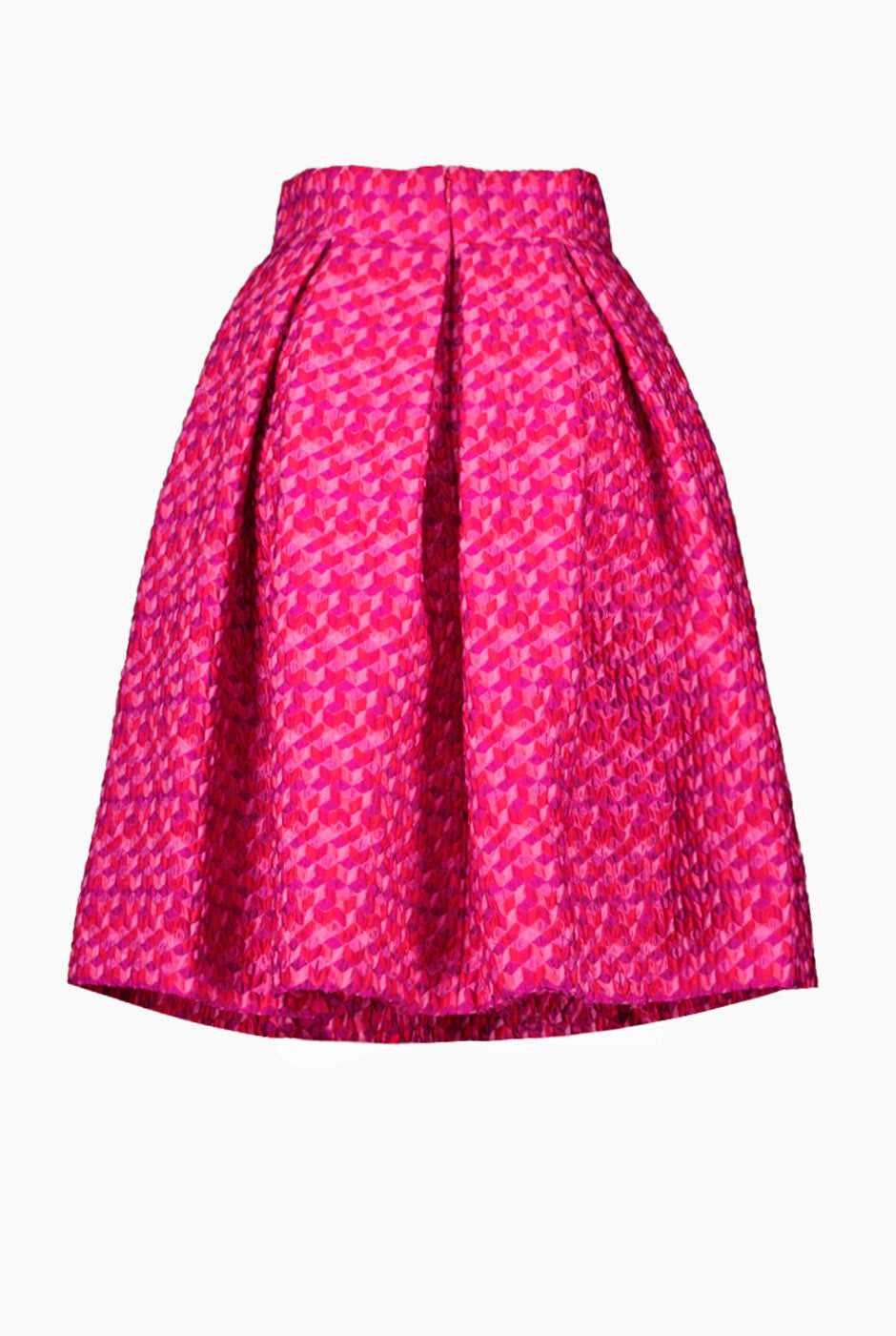 Falda midi con pretina