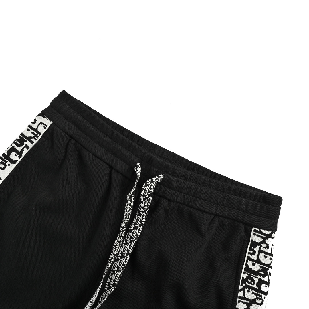 Dior 24Fw CD side print ribbon trousers set